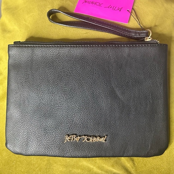 Betsey Johnson Cat Christmas Wristlet NWT - Picture 3 of 5